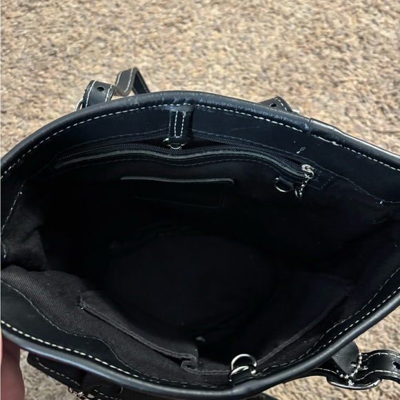 Coach Black and Gray Signature Tote - Picture 4 of 5